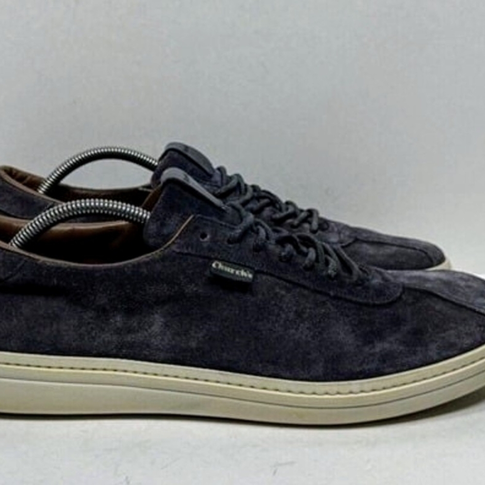 Church's Men's Gray Suede Shoes
